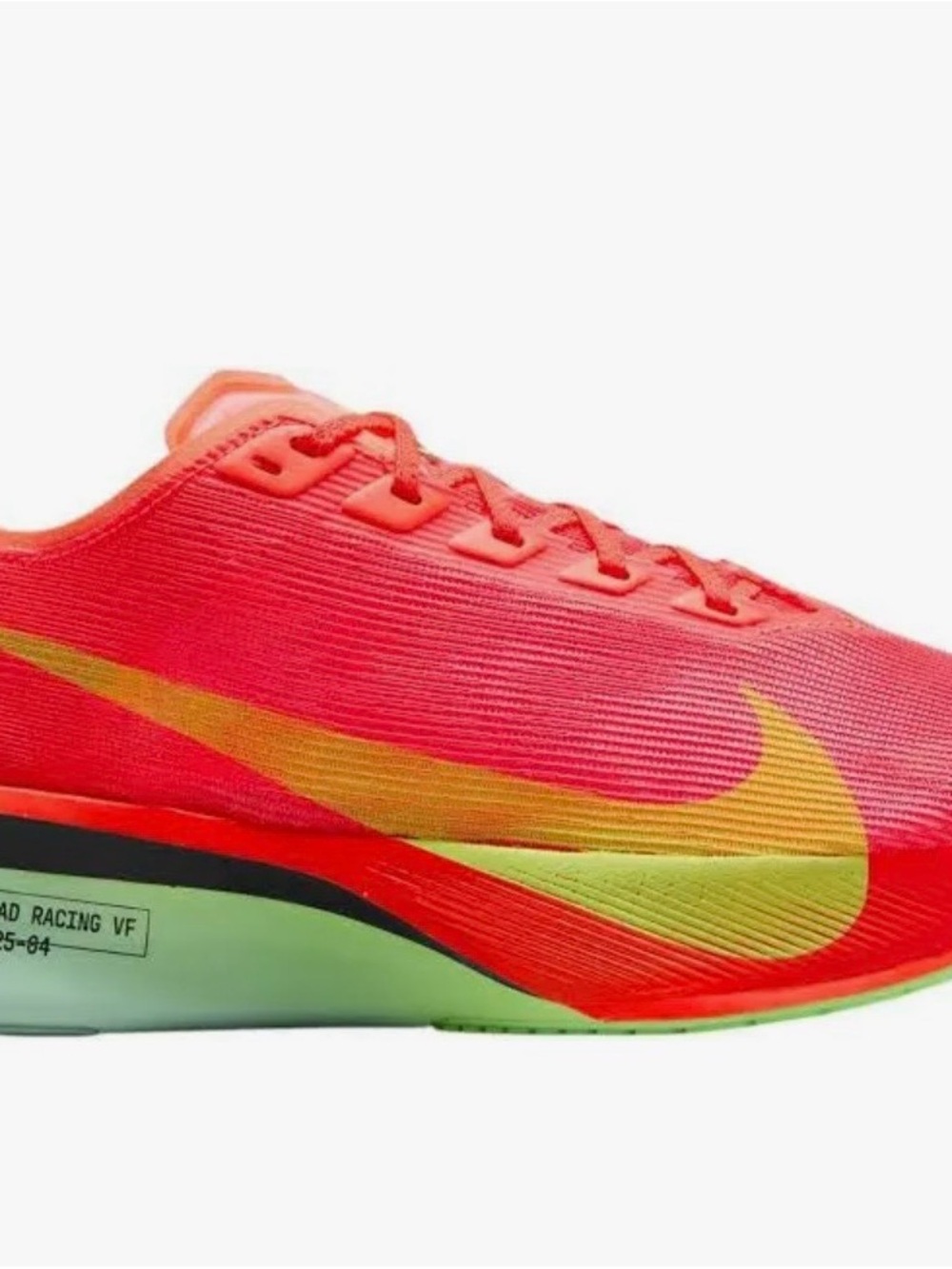 Nike Red and Yellow Racing Spike